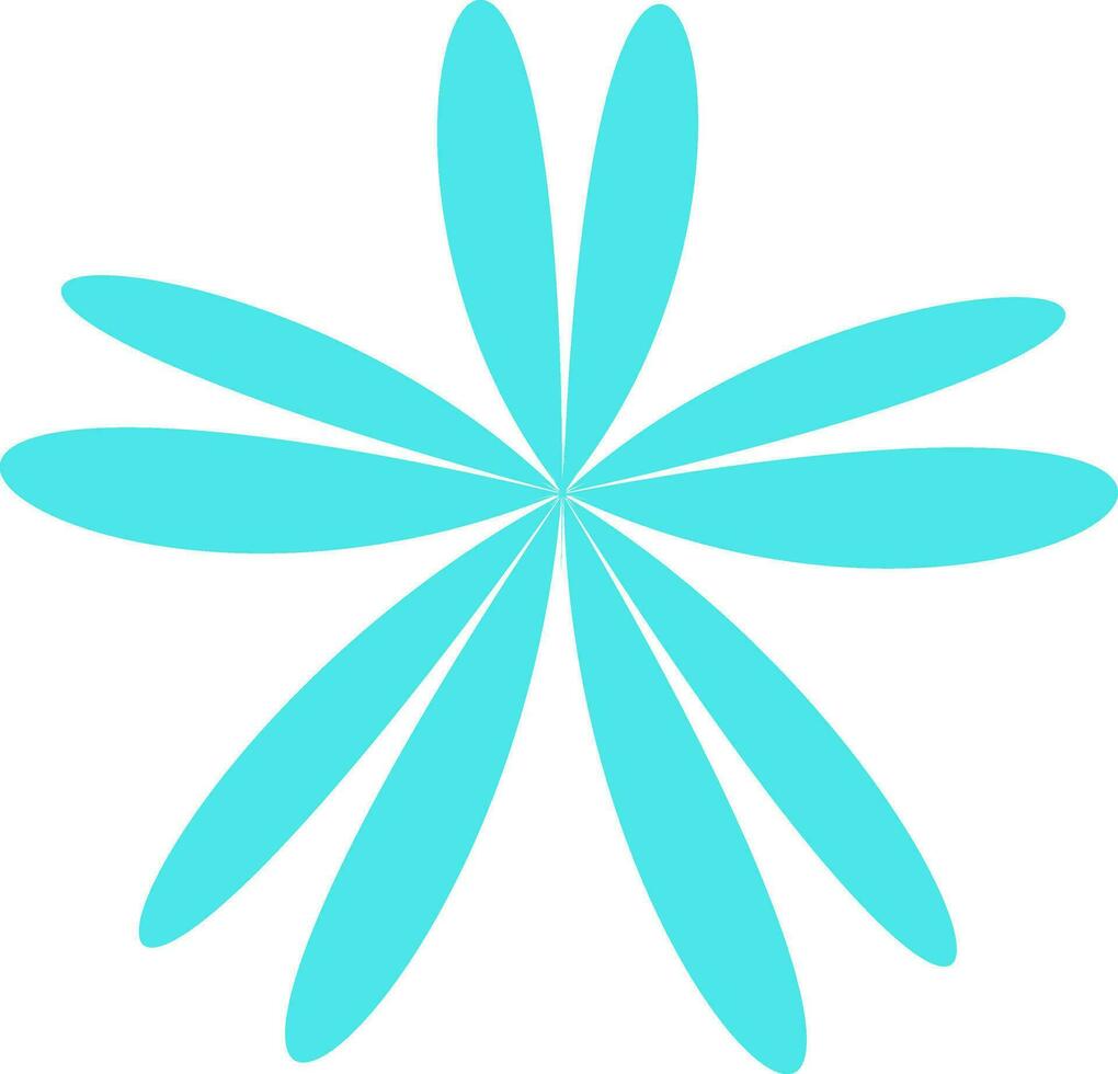 Flower design on white background. vector