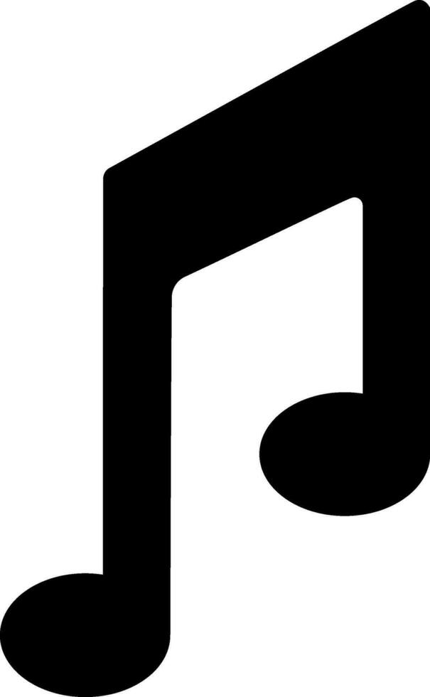 Music Note sign or symbol. vector