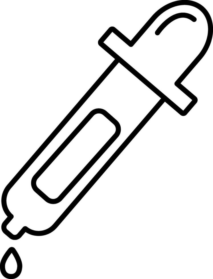 Vector symbol of Dropper with Drop.