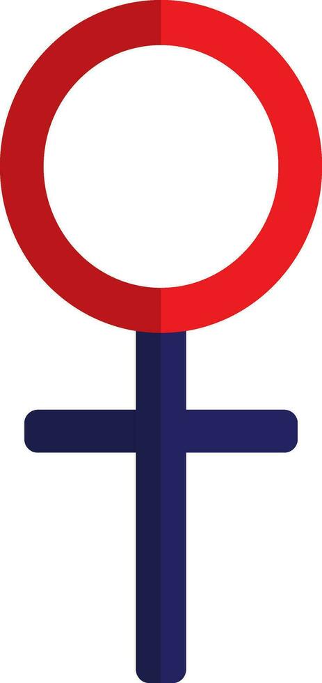 Isolated female sign on white background. vector