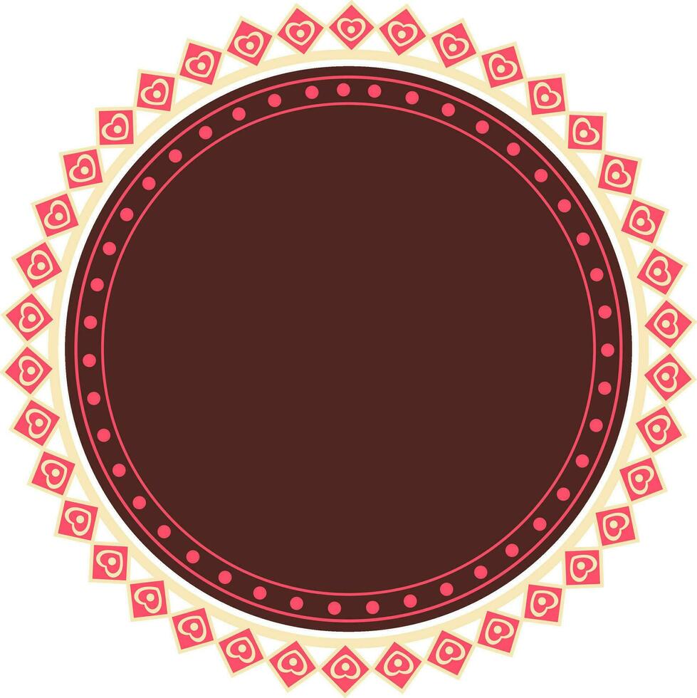 Creative artistic frame design. vector