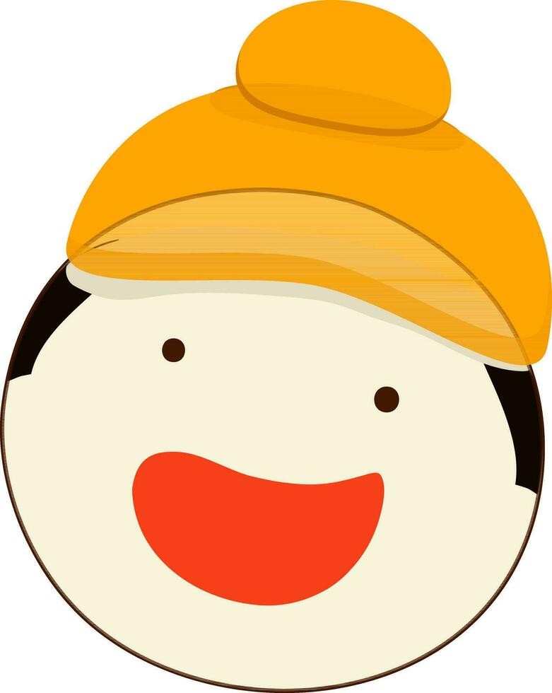 Character of a punjabi boy. vector