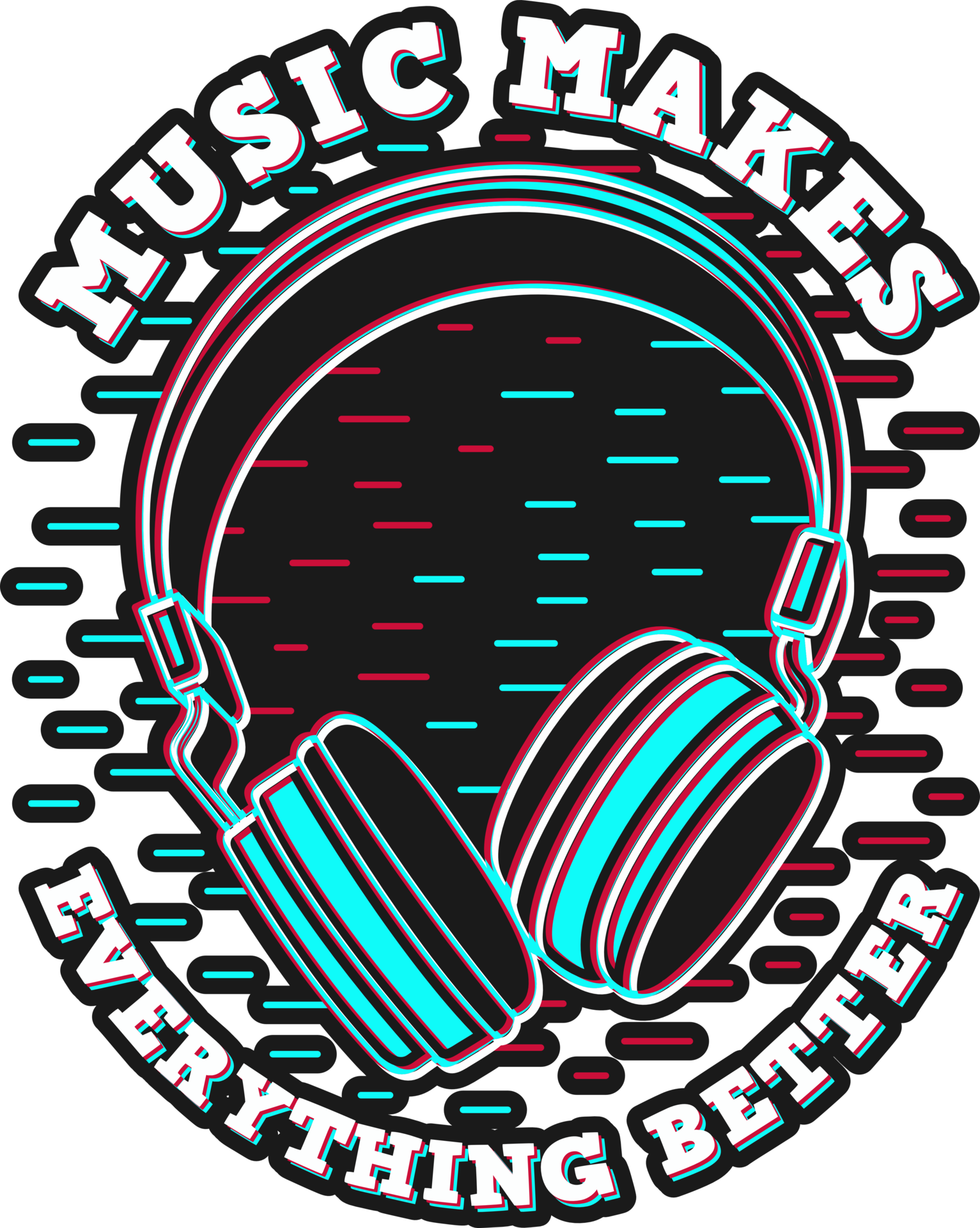 Music Makes Everything Better Music Typography Quote Design 24861211 PNG music-makes-everything-better-music-typography-quote-design-24861211-png