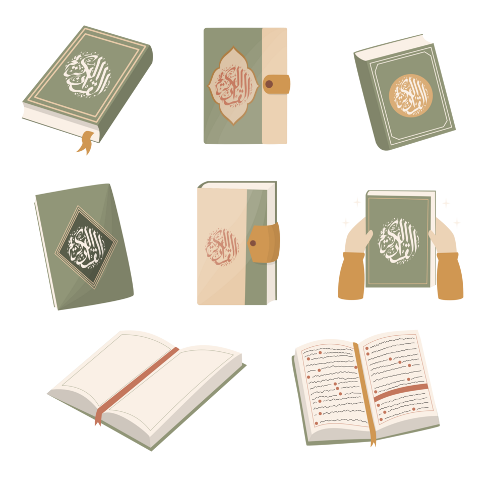 Set collection of Al Quran png