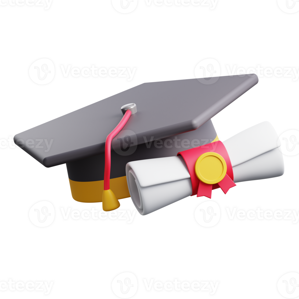 Embrace the classical spirit with this distinguished 3D icon of a toga hat. Perfect for historical, academic, and cultural-themed designs png