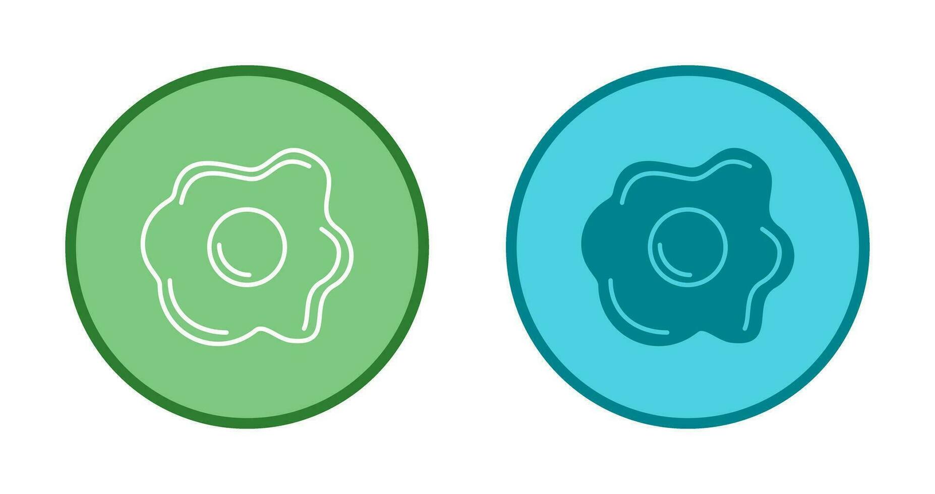 Fried egg Vector Icon