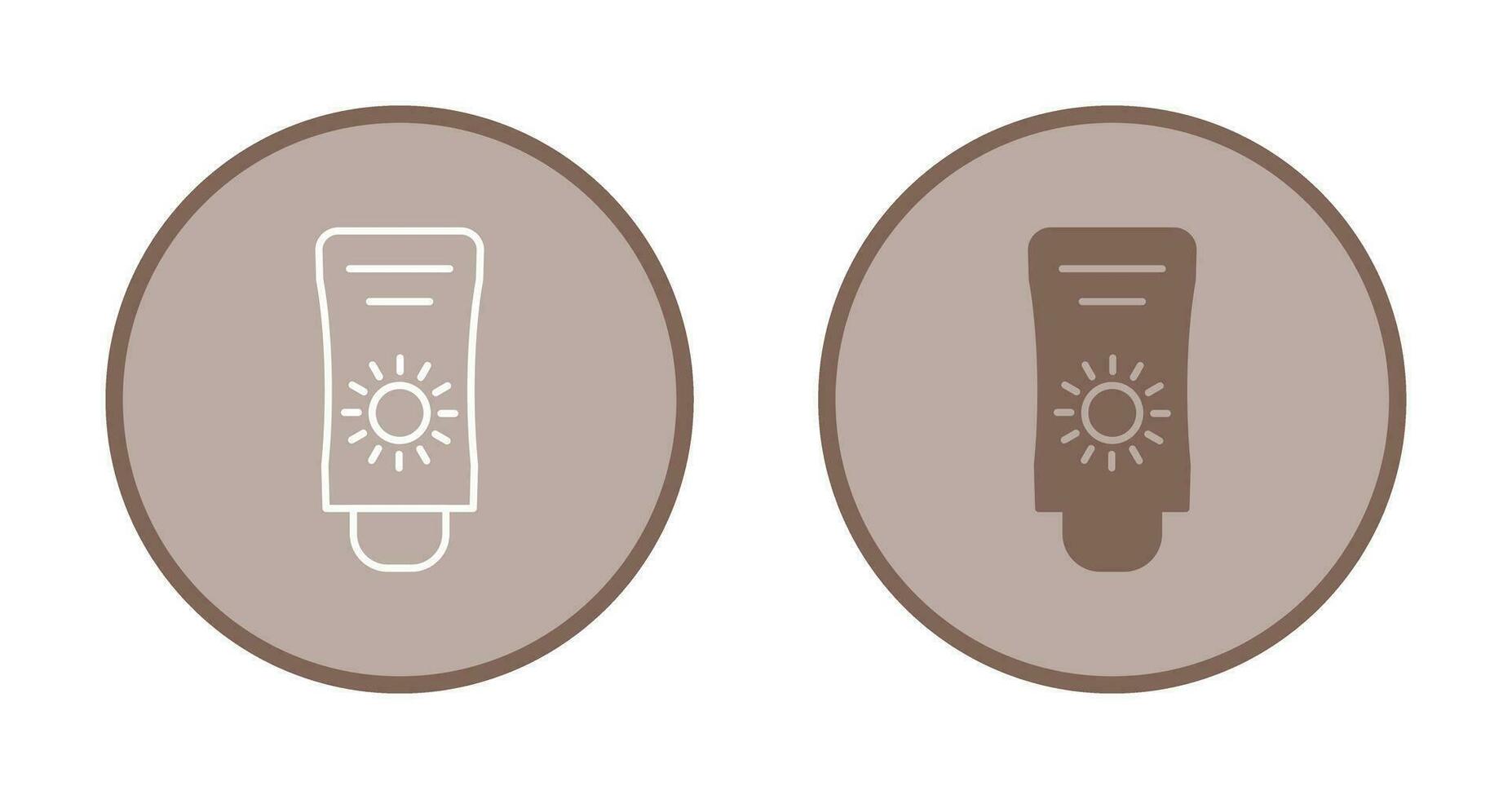 Sun Cream Vector Icon