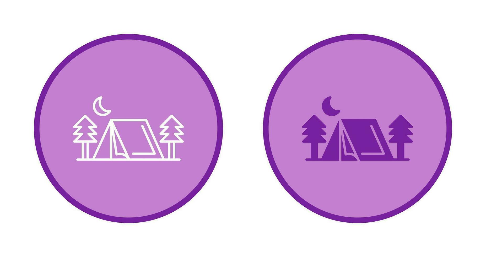 Tent Vector Icon