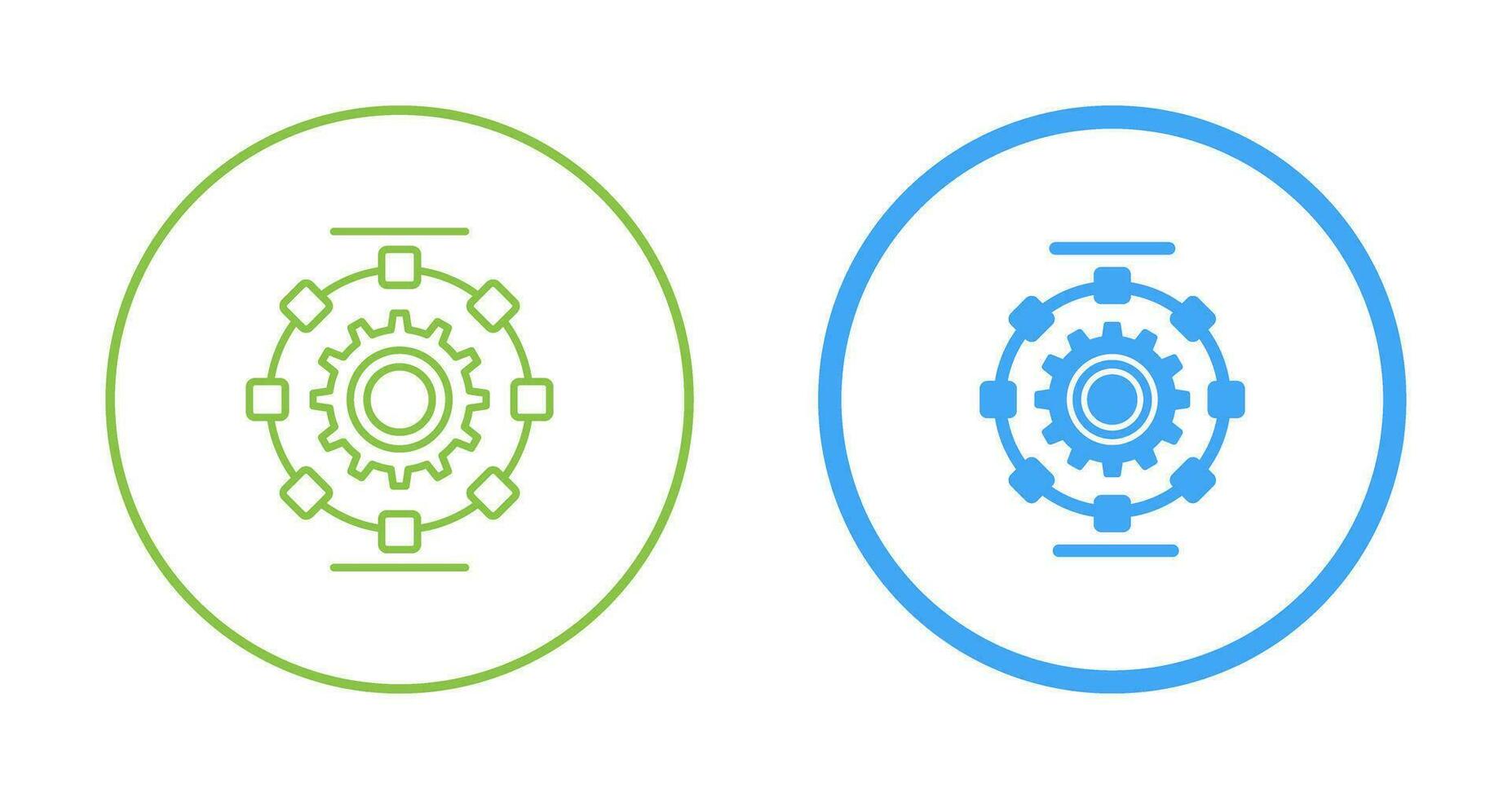 Automated Process Vector Icon