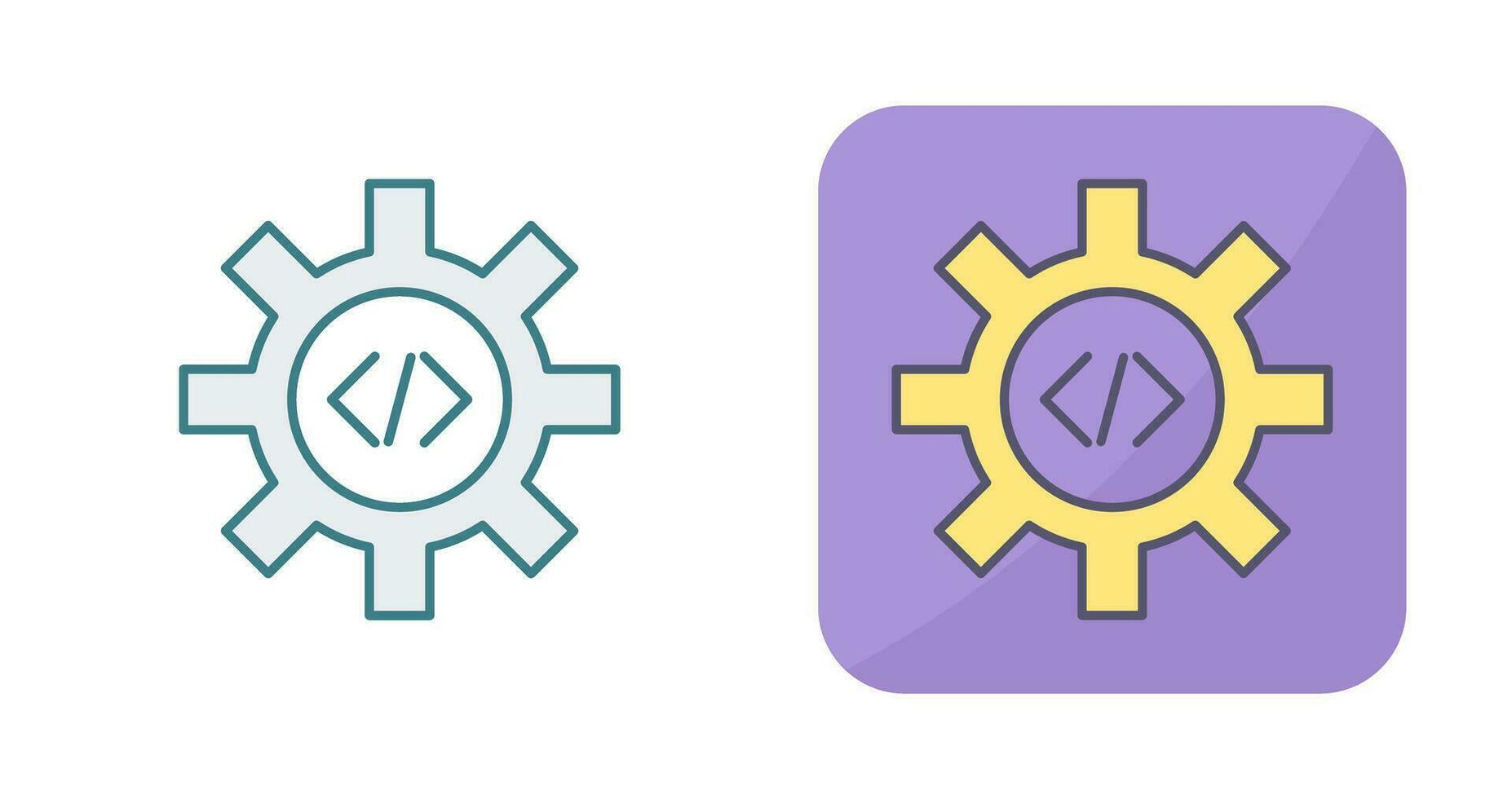 Unique Code Optimization Vector Icon