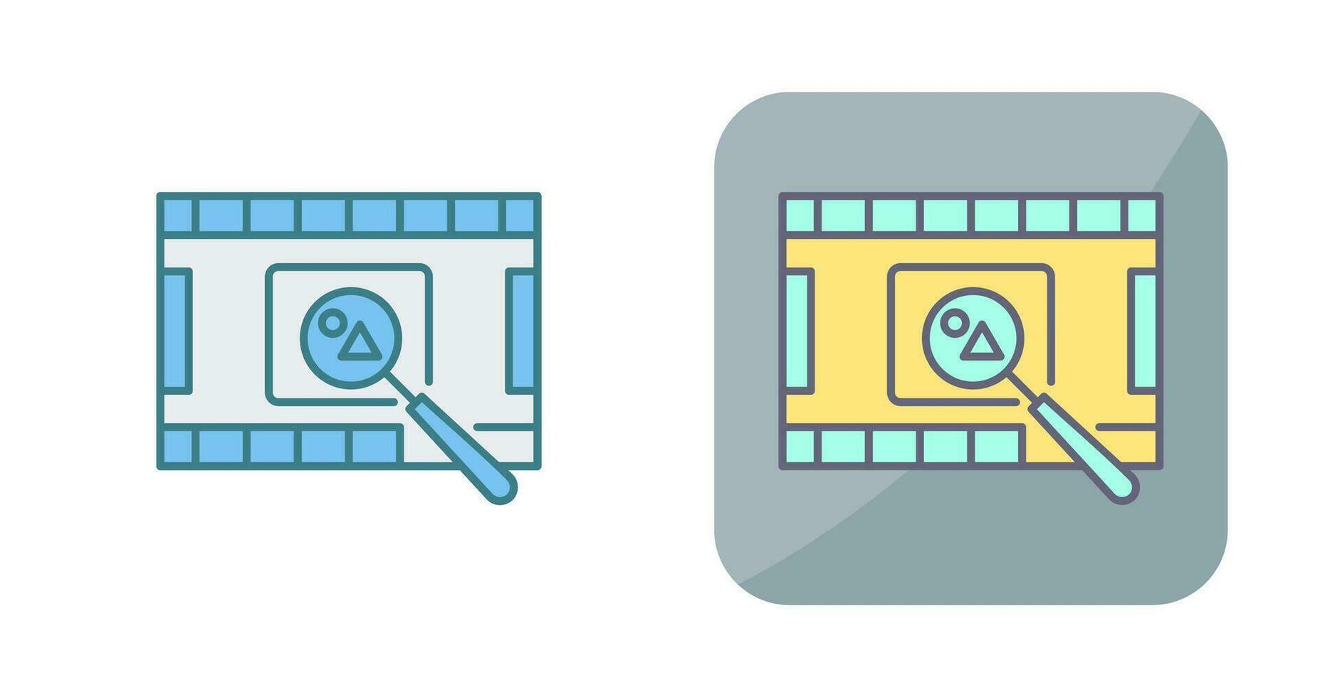 Unique Find Picture Vector Icon