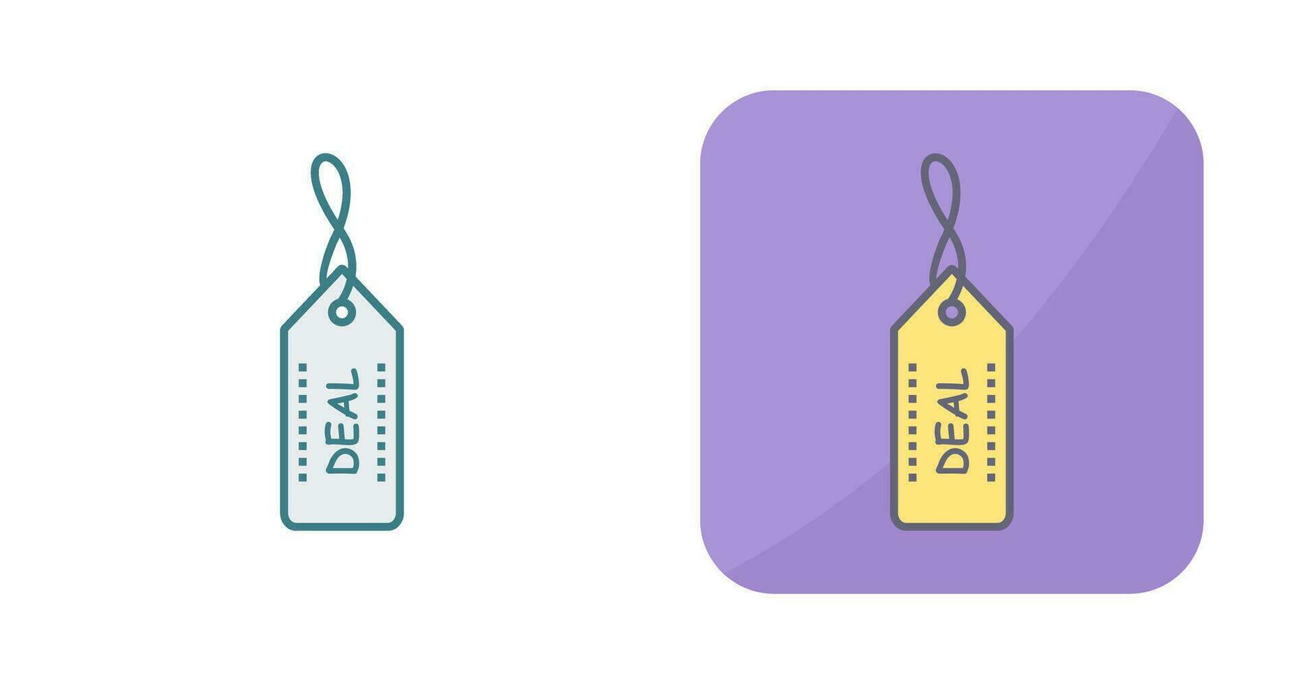 Unique Online Deals Vector Icon