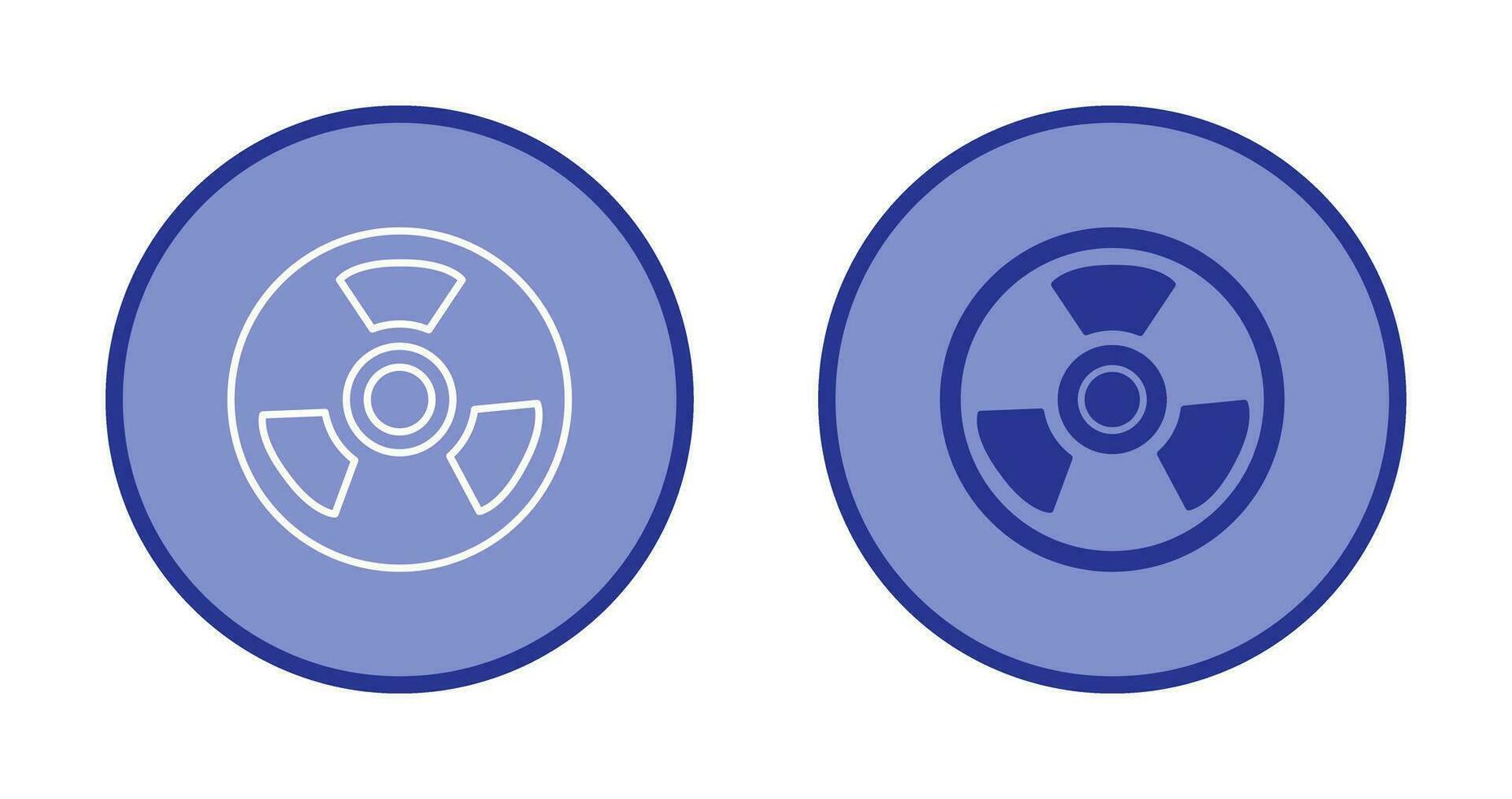 icono de vector nuclear