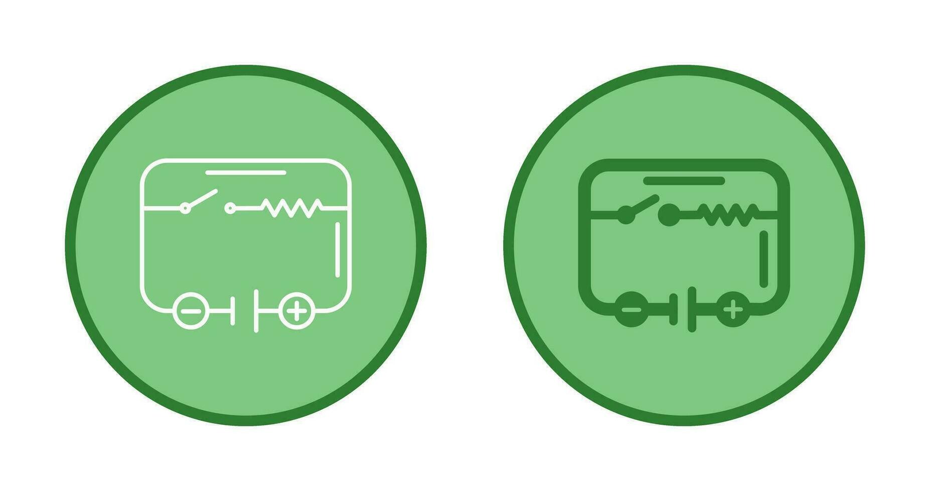 icono de vector de circuito eléctrico