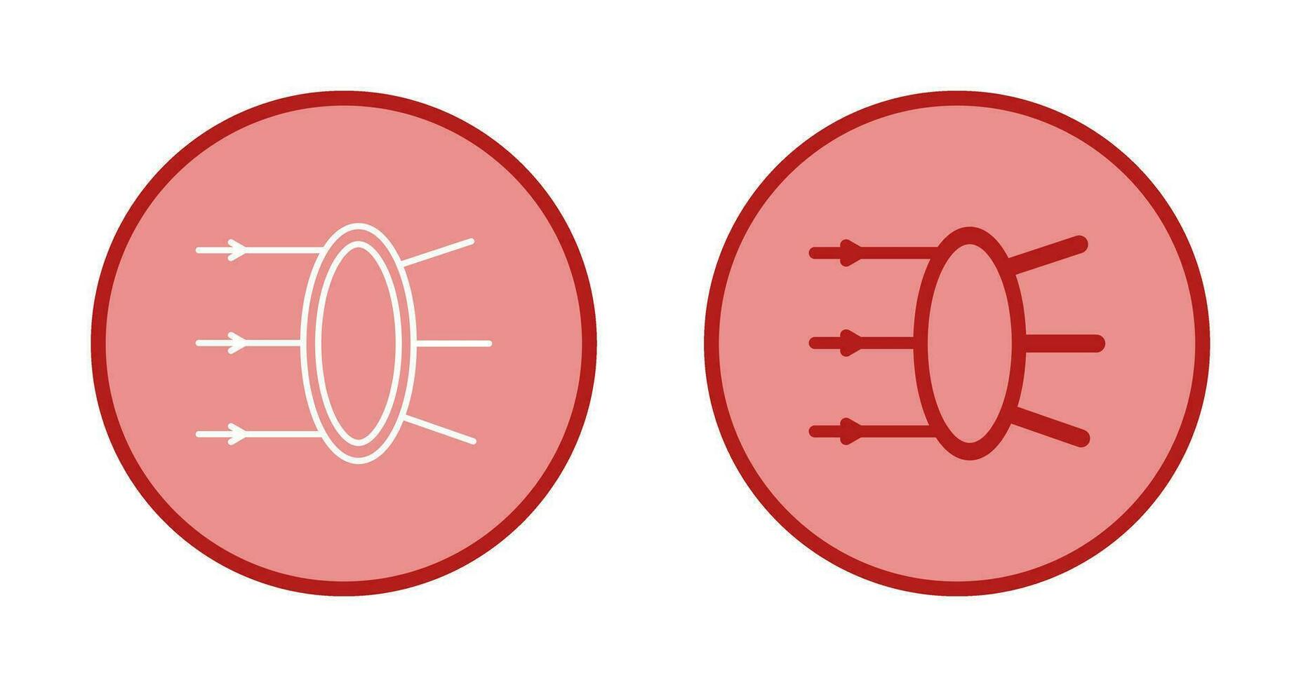 Refraction Vector Icon