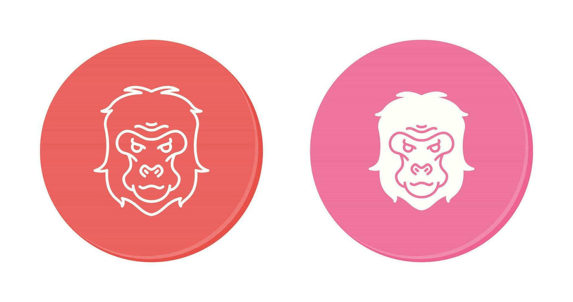 Gorilla Vector Icon