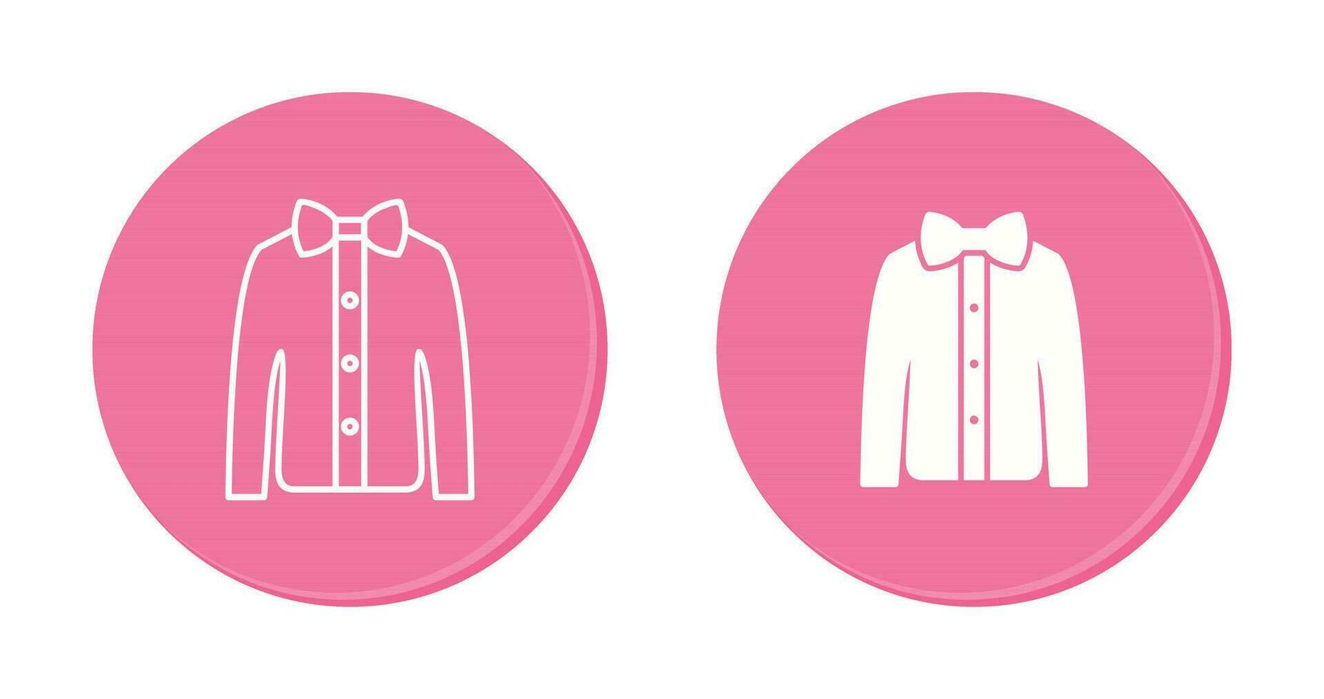 Shirt with Bow Vector Icon