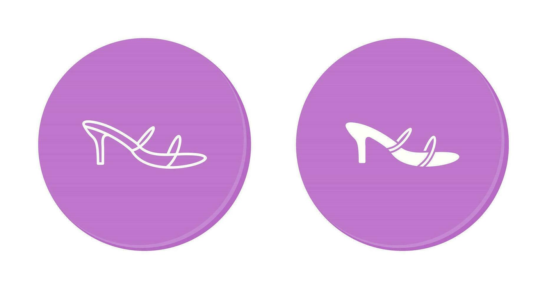 Stylish Sandals Vector Icon