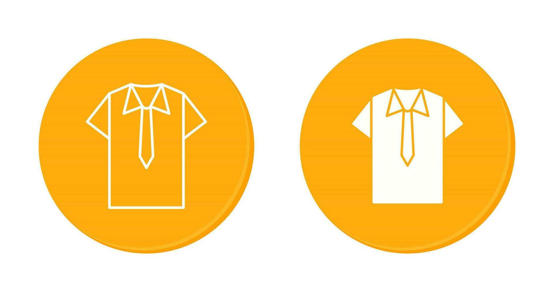 Shirt and Tie Vector Icon