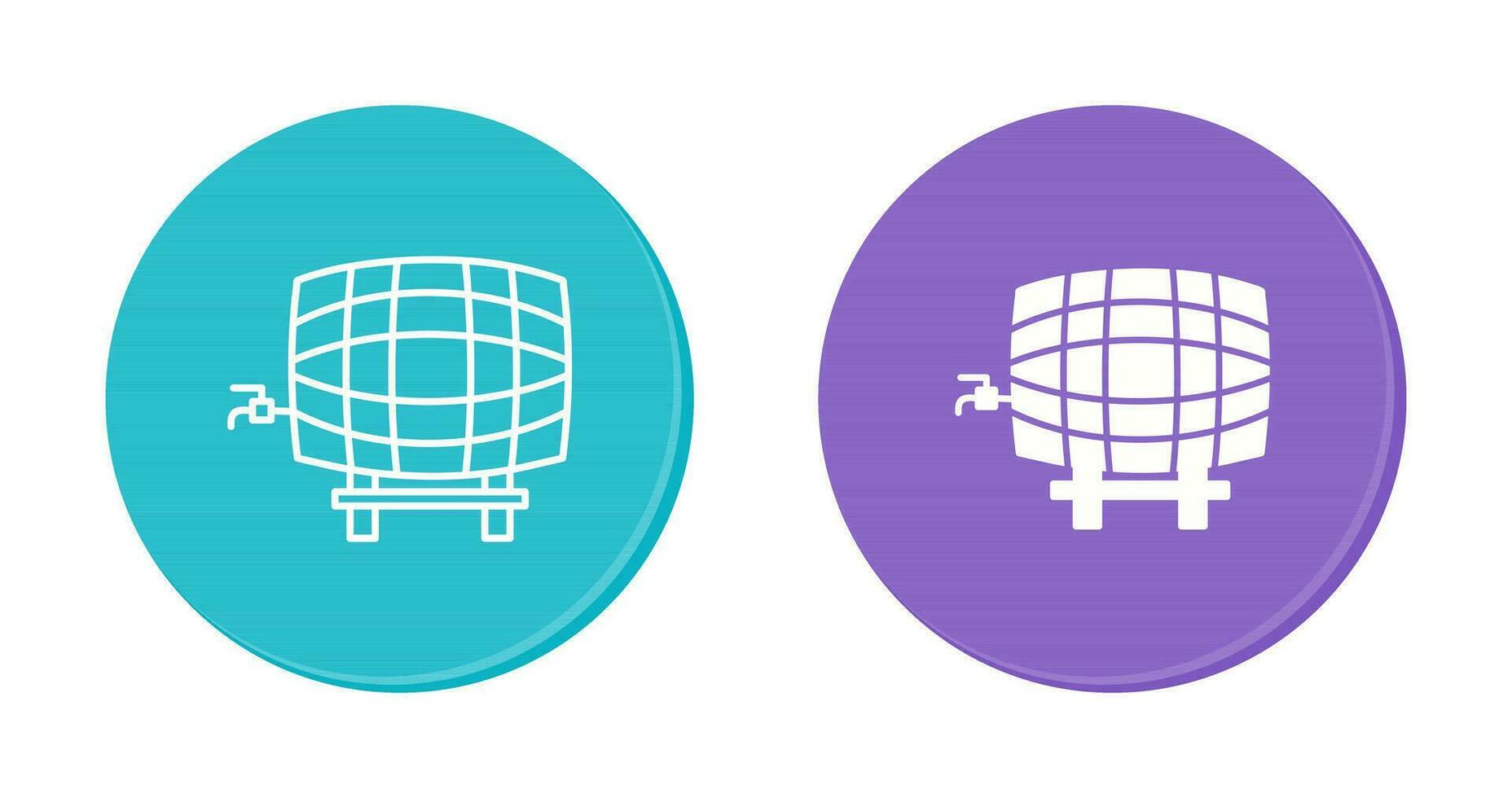 Barrel with Tap Vector Icon