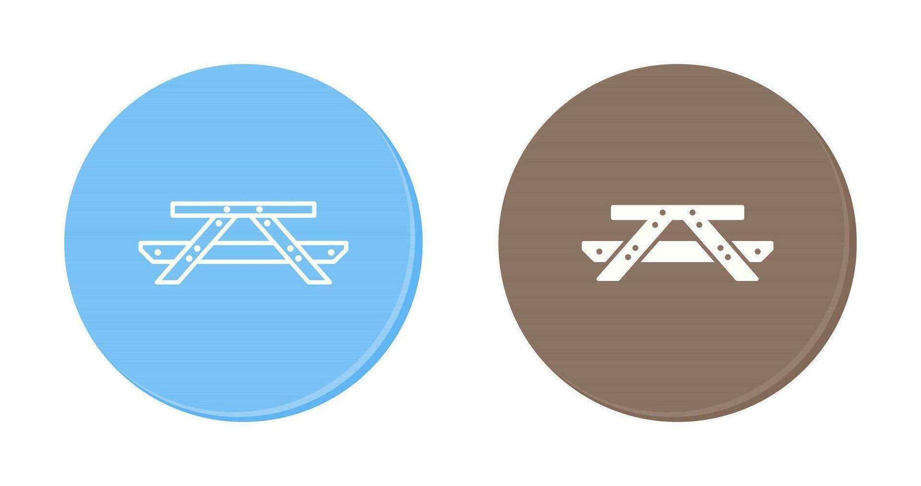 Picnic of Table Vector Icon
