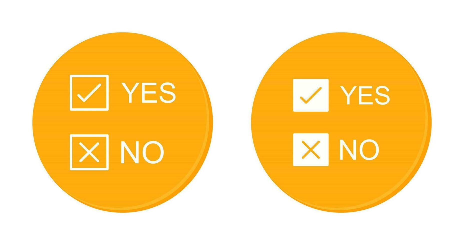 Yes No Option Vector Icon 24863427 Vector Art at Vecteezy