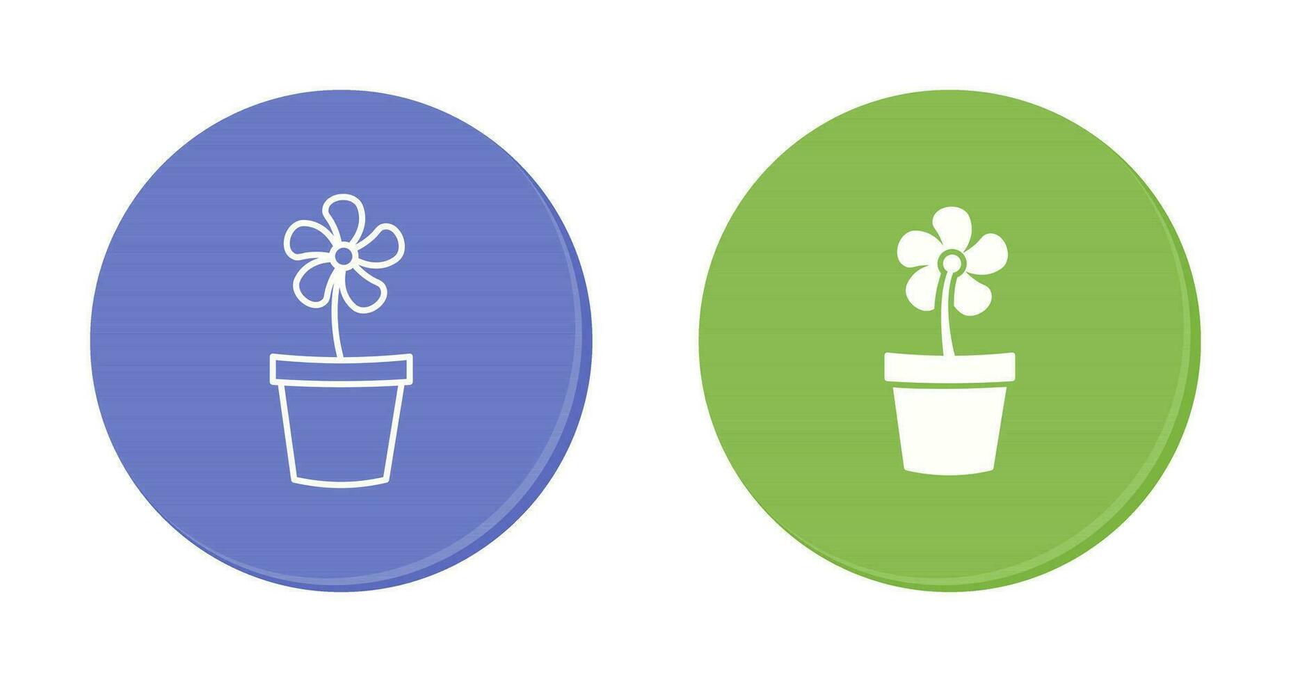 Flower Pot Vector Icon