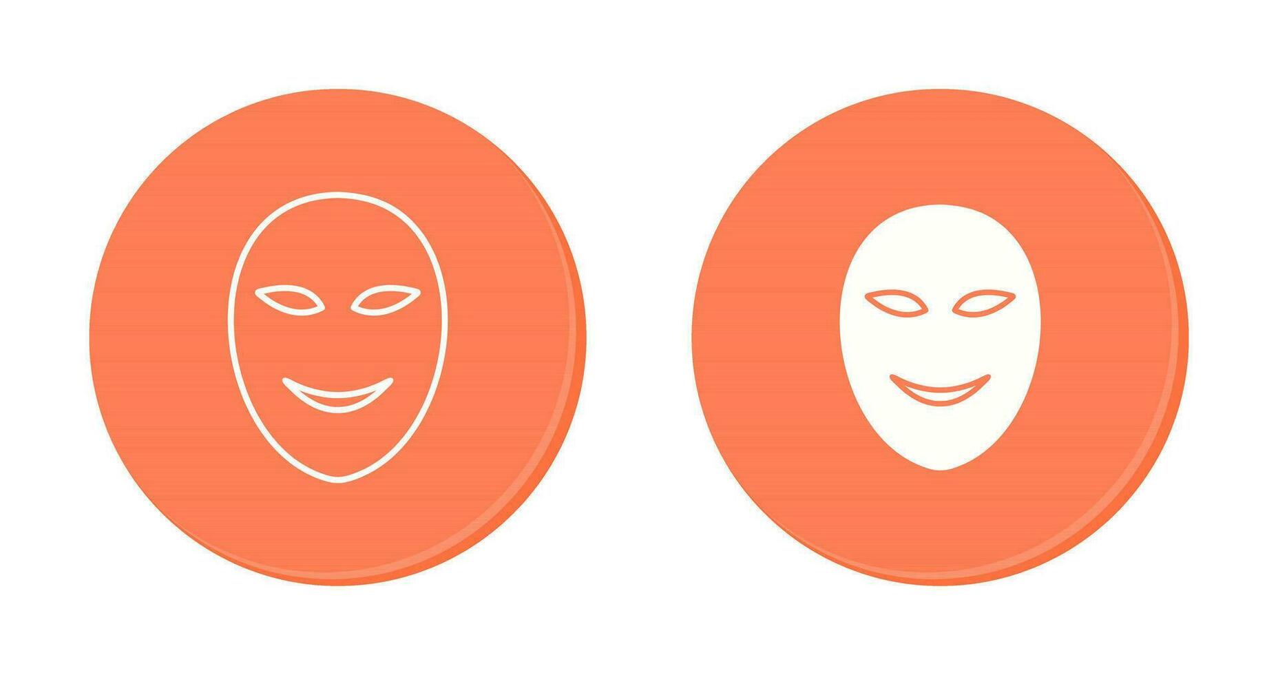 Ancient Face Mask Vector Icon