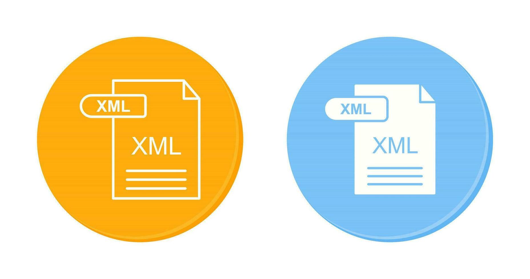 XML Vector Icon