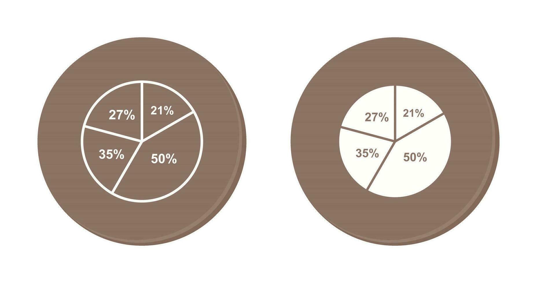 Pie Chart Vector Icon