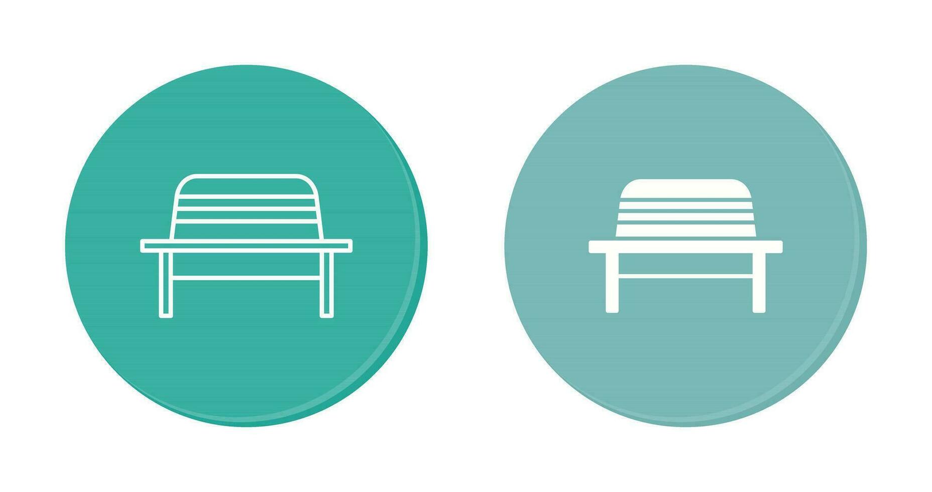 Garden Bench Vector Icon