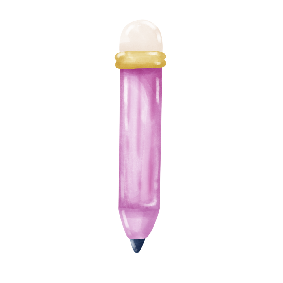 Education and study elements. Watercolor painting. png
