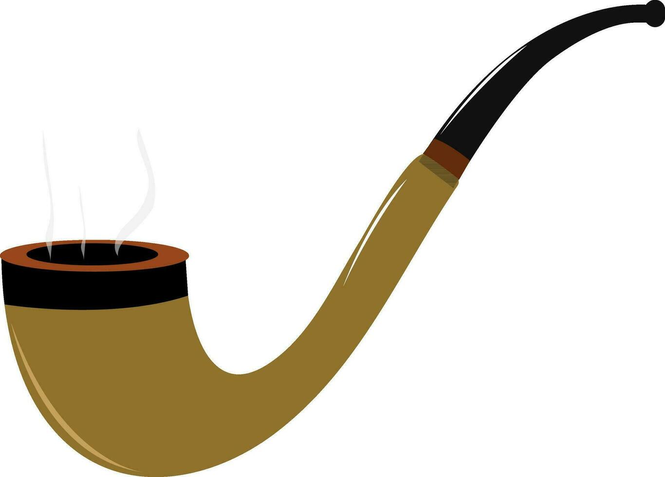 Illustration of smoke pipe. vector