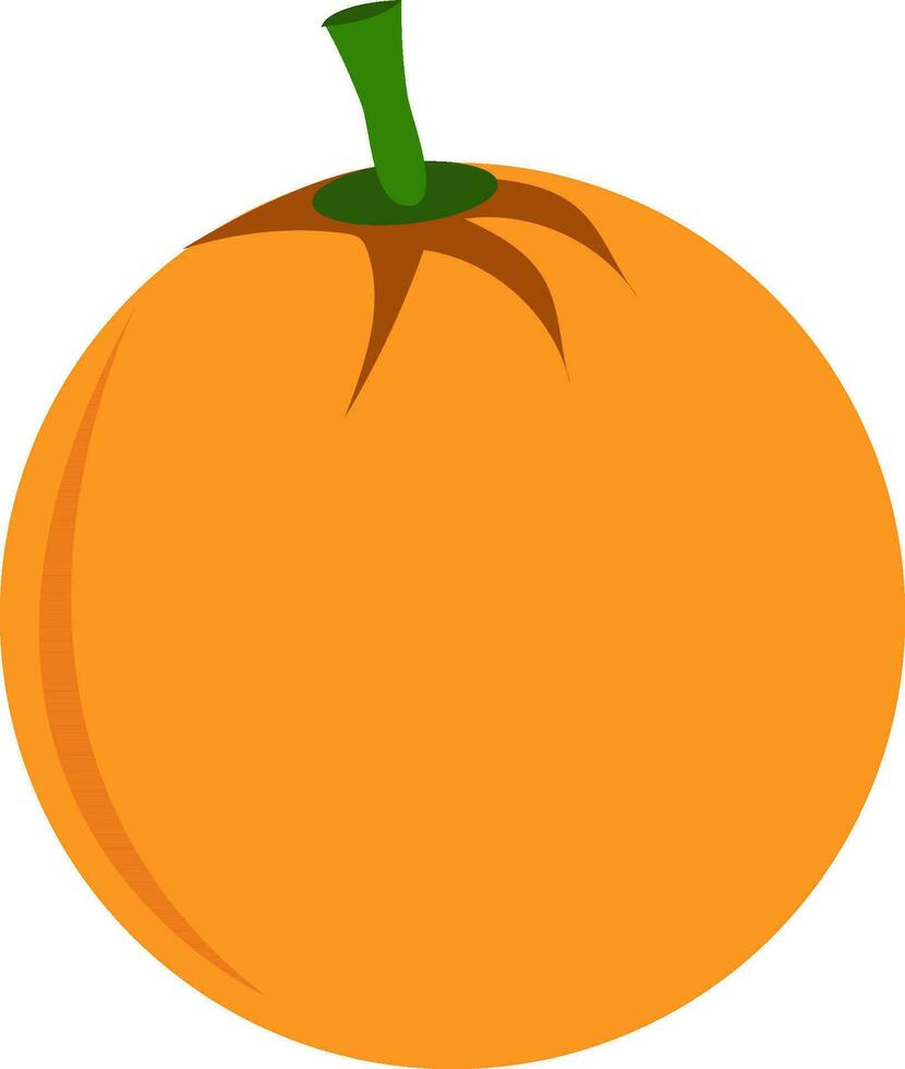 Illustration of an orange, Slot machine symbol. vector