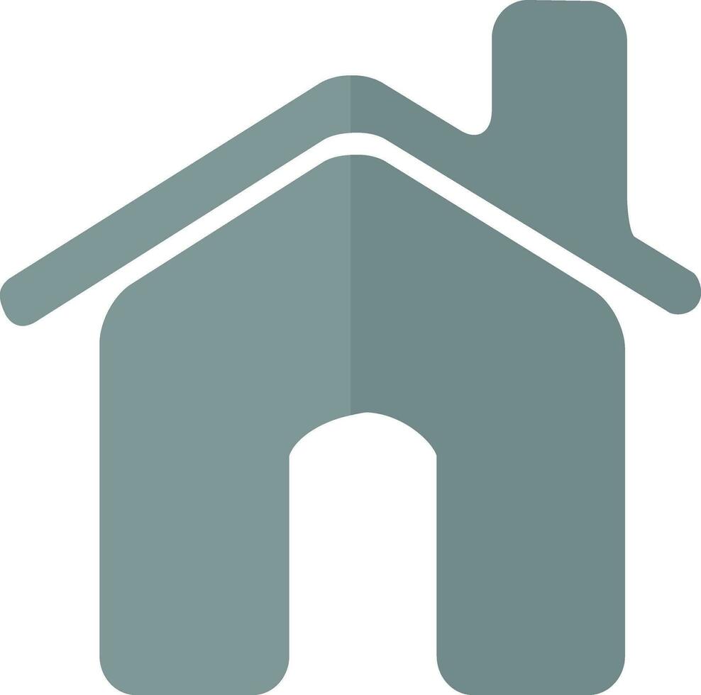 Small house flat icon. vector