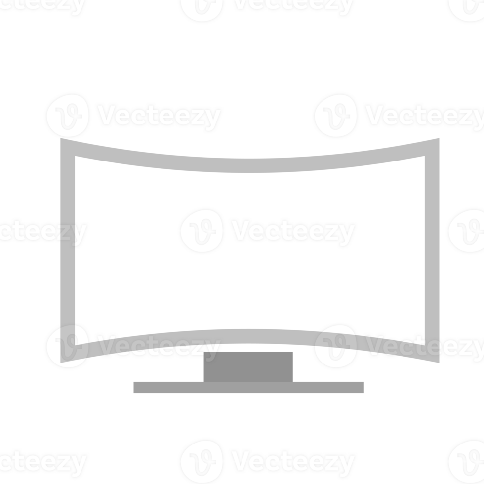 Curve Screen Gaming Monitor Device 24864731 PNG