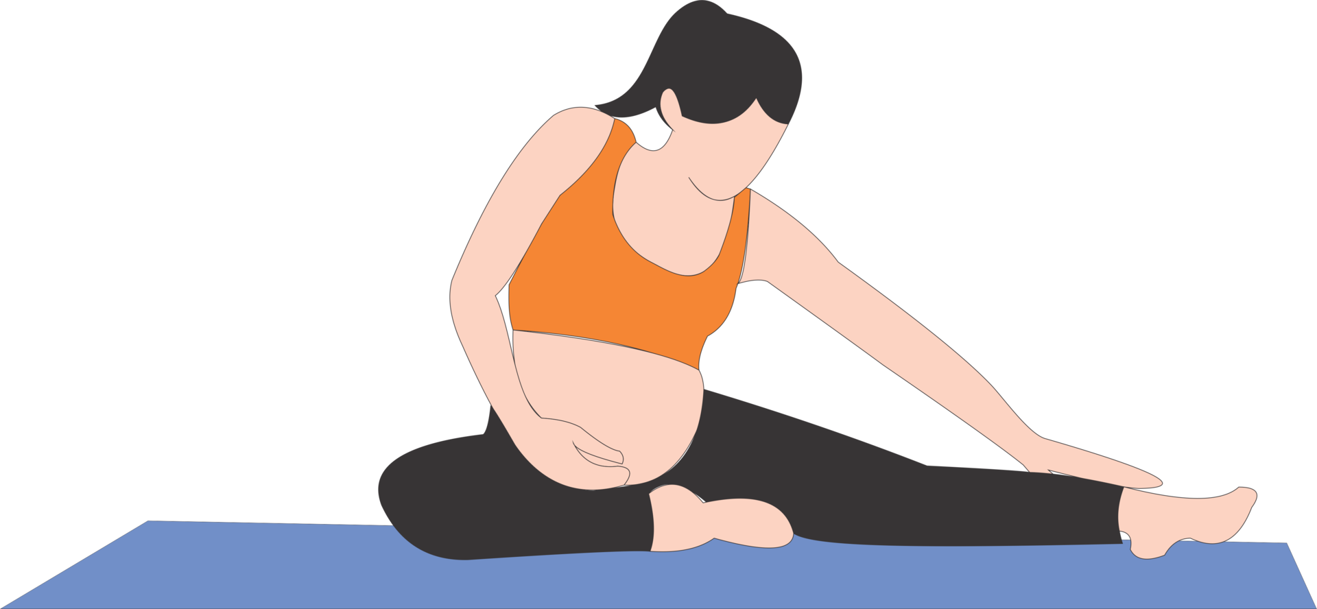 il donne incinta giocare yoga png