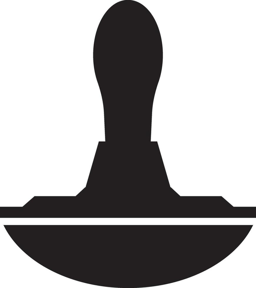Black stamp on white background. vector