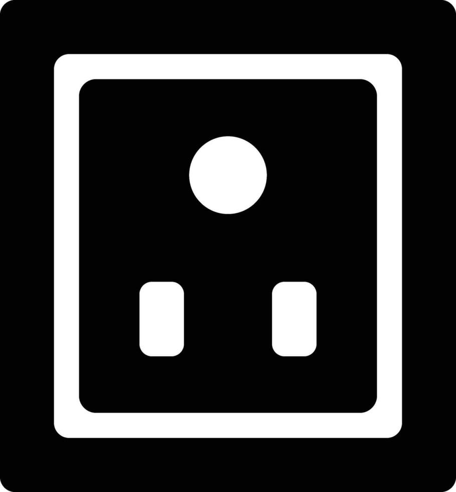 Isolated icon of socket vector