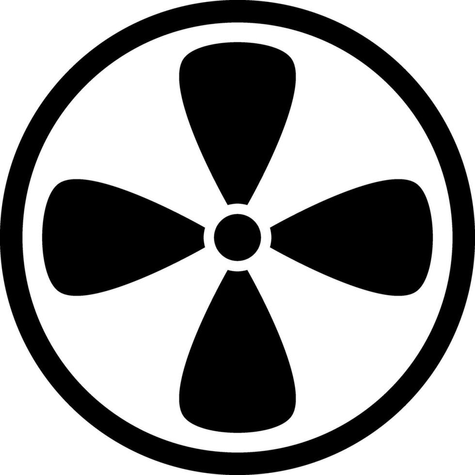 Isolated icon of fan vector