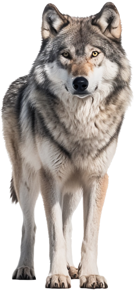 lobo png con ai generado.