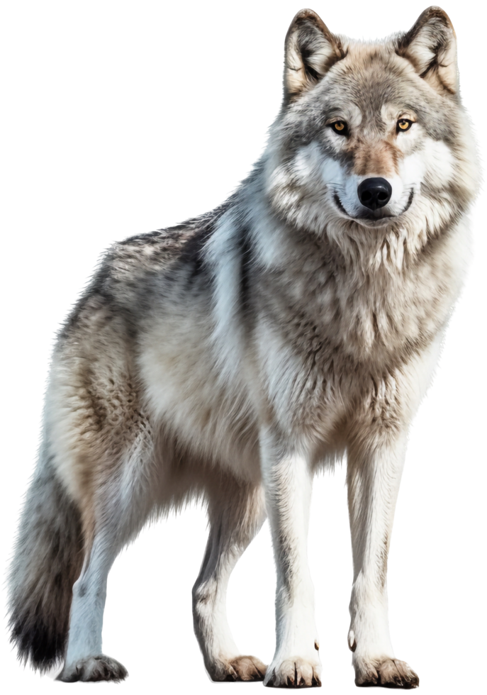 Loup png avec ai généré.