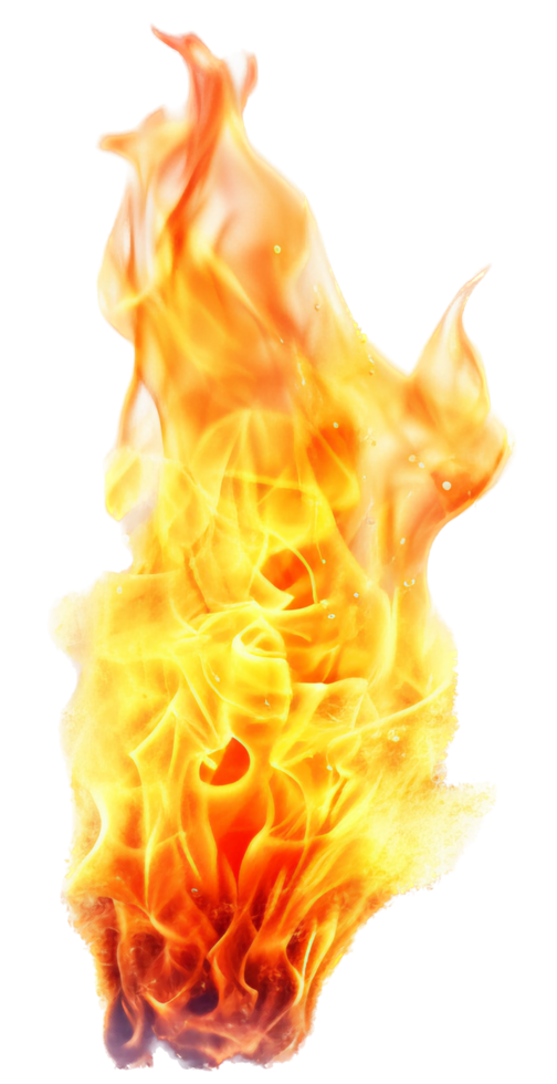 Flamme png mit ai generiert.