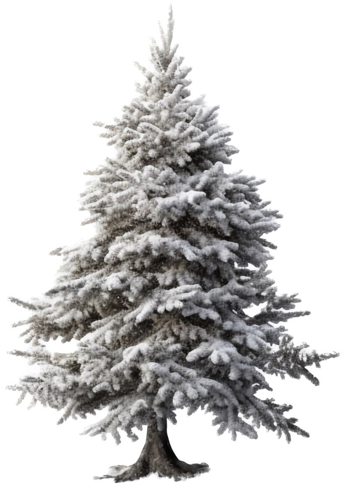 Christmas tree png with AI generated.