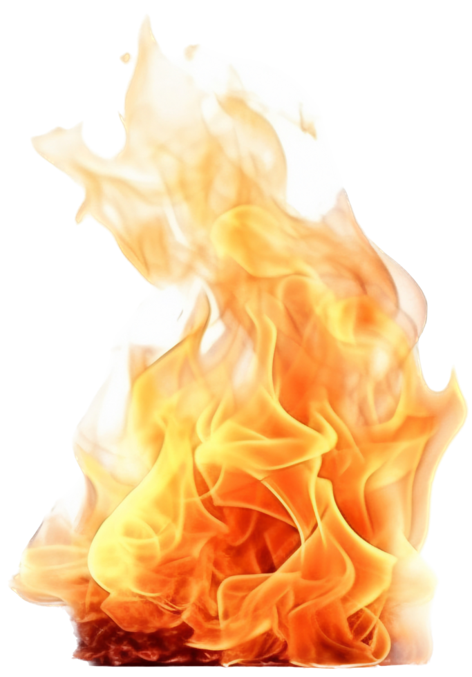 Flame png with AI generated.