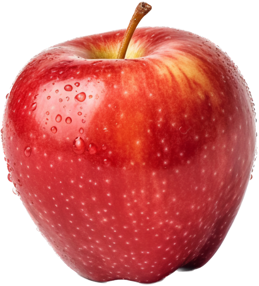 Apple png with AI generated.