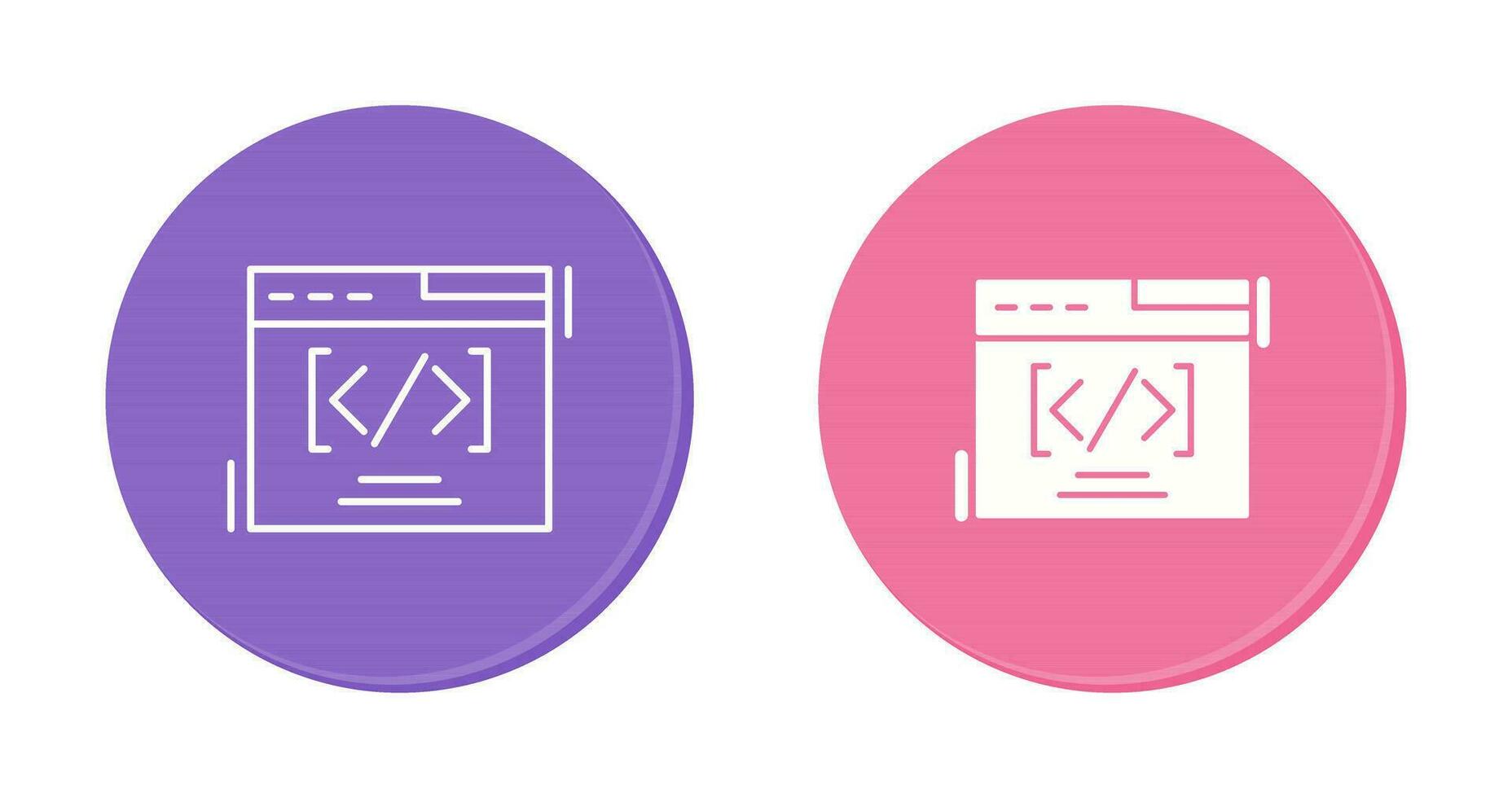 Web Coding Vector Icon