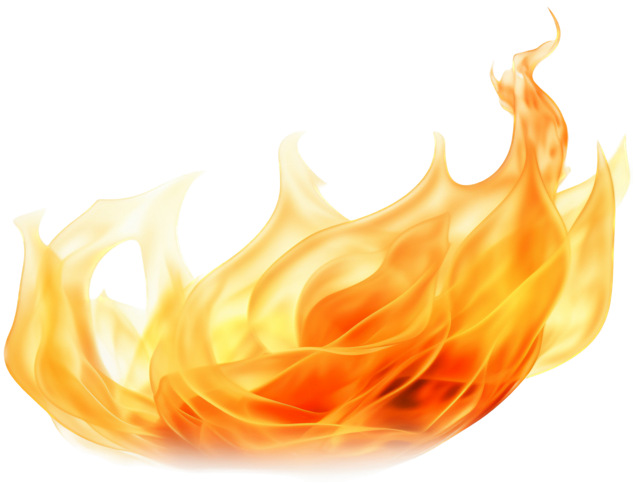 Flamme png mit ai generiert.