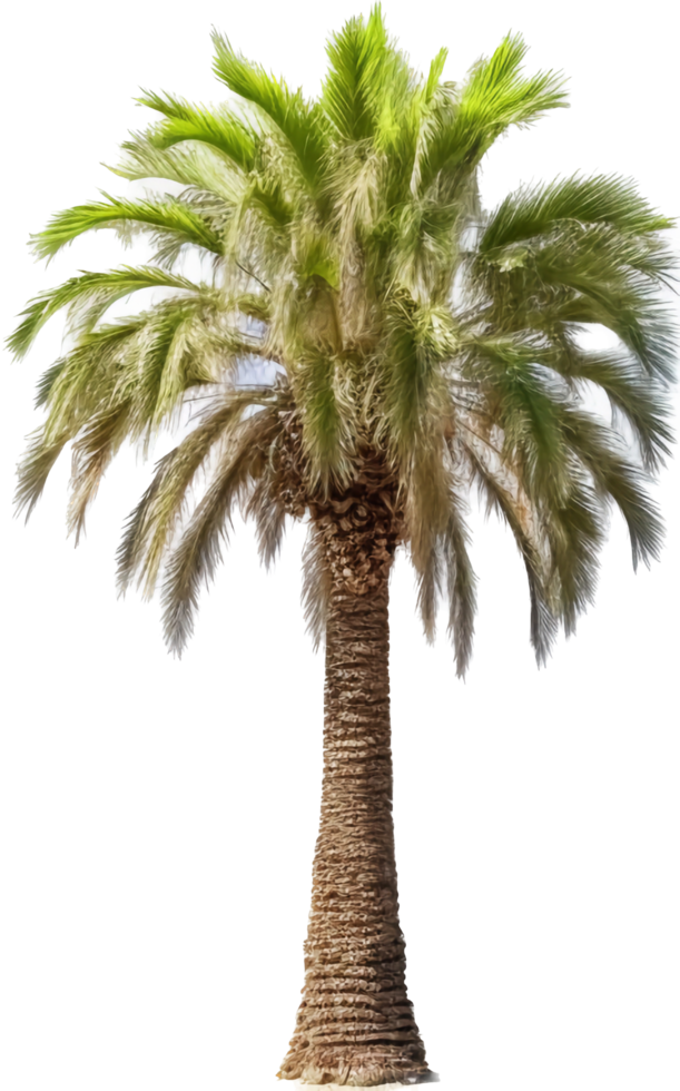 Palm tree png with AI generated.