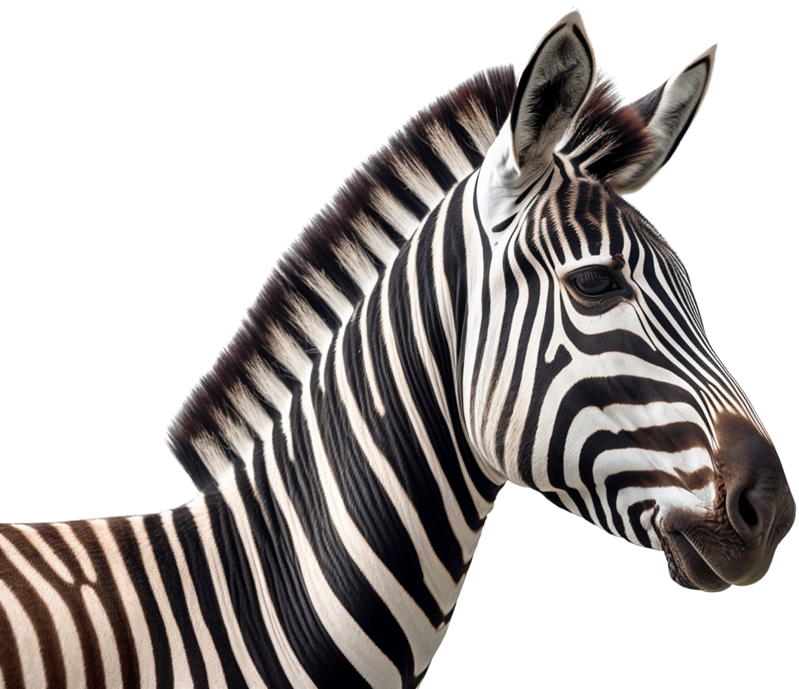 zebra PNG met ai gegenereerd.